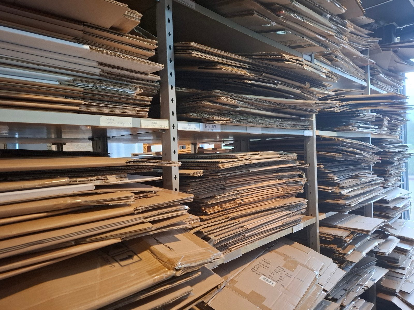 Gebruikte karton dozen, Ophalen, Gebruikt, Doos, Opvouwbaar