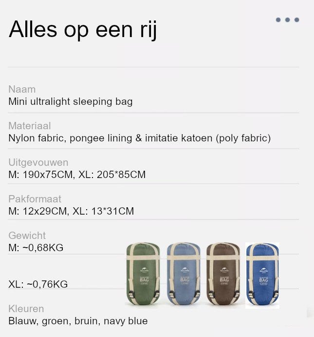 2 koppelbare Naturehike slaapzakken lichtgewicht en compact, Ophalen of Verzenden, Zo goed als nieuw