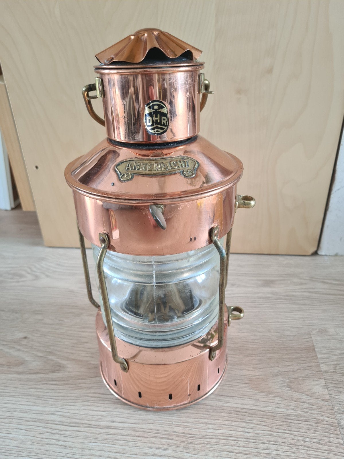 Antieke Kosmos Brenner olielamp in DHR Ankerlicht, Antiek en Kunst, Ophalen