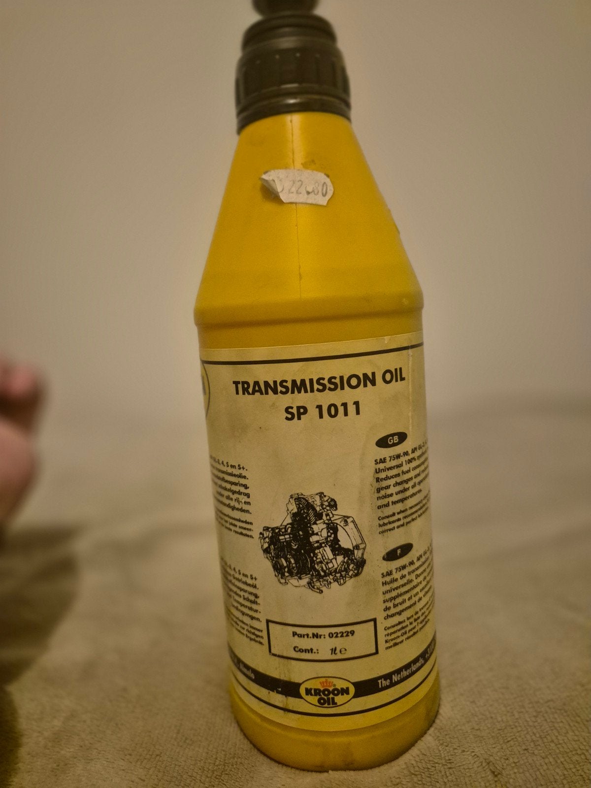 Kroon Oil Transmissieolie SP 1011 SAE 75W-90, Ophalen of Verzenden
