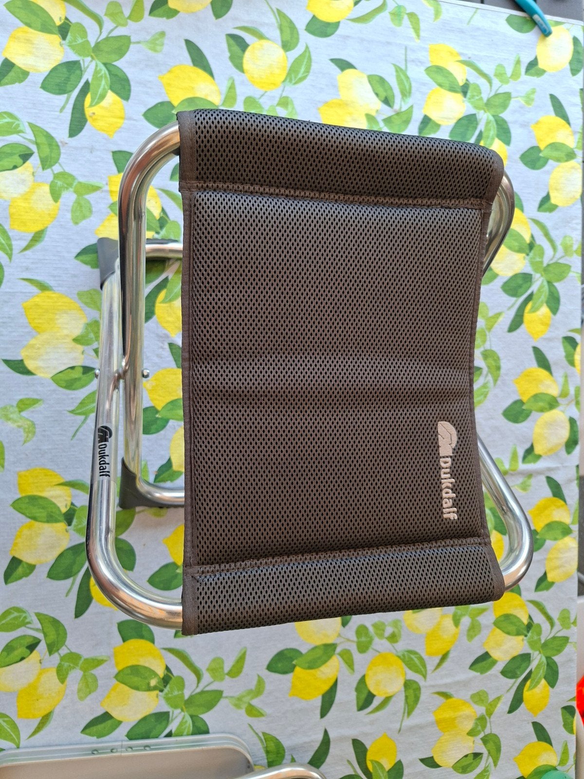 Dukdalf Camping Set: Tafel en 2 Opvouwbare Stoelen, Caravans en Kamperen, Kampeeraccessoires, Ophalen, Gebruikt