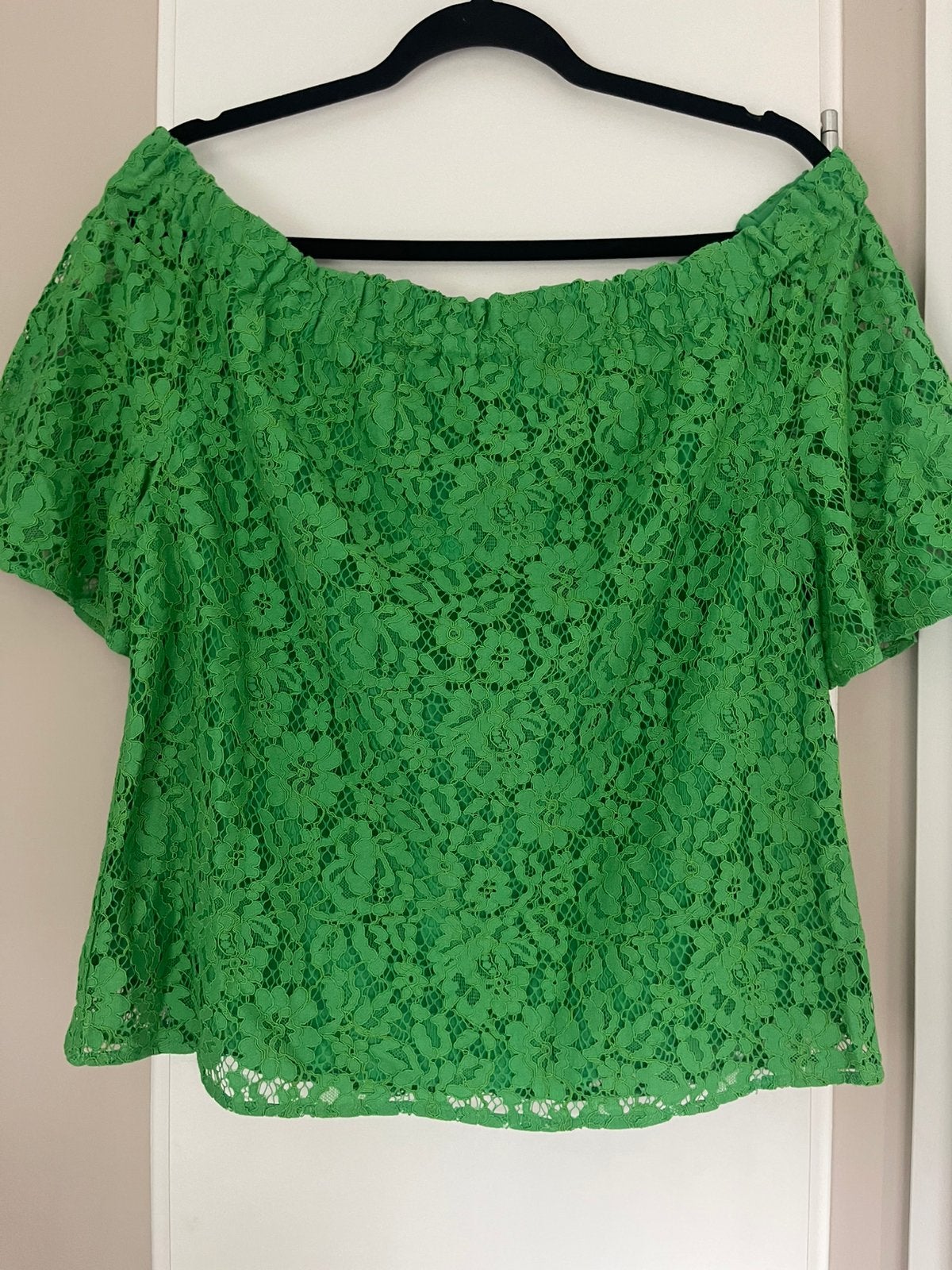 Sissy-Boy kanten off shoulder blouse maat M, Ophalen of Verzenden, Zo goed als nieuw, Maat 38/40 (M), Groen