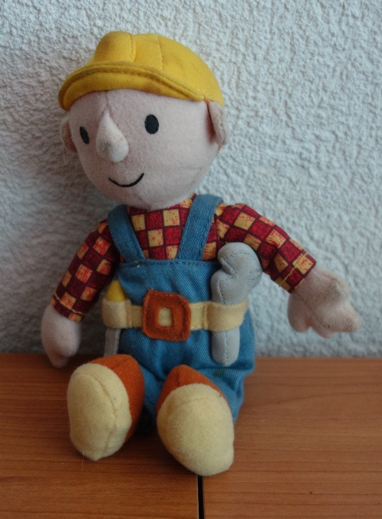 Bob de Bouwer Knuffel - Zo goed als nieuw, Kinderen en Baby's, Overige merken, Overige karakters, Overige typen, Ophalen of Verzenden