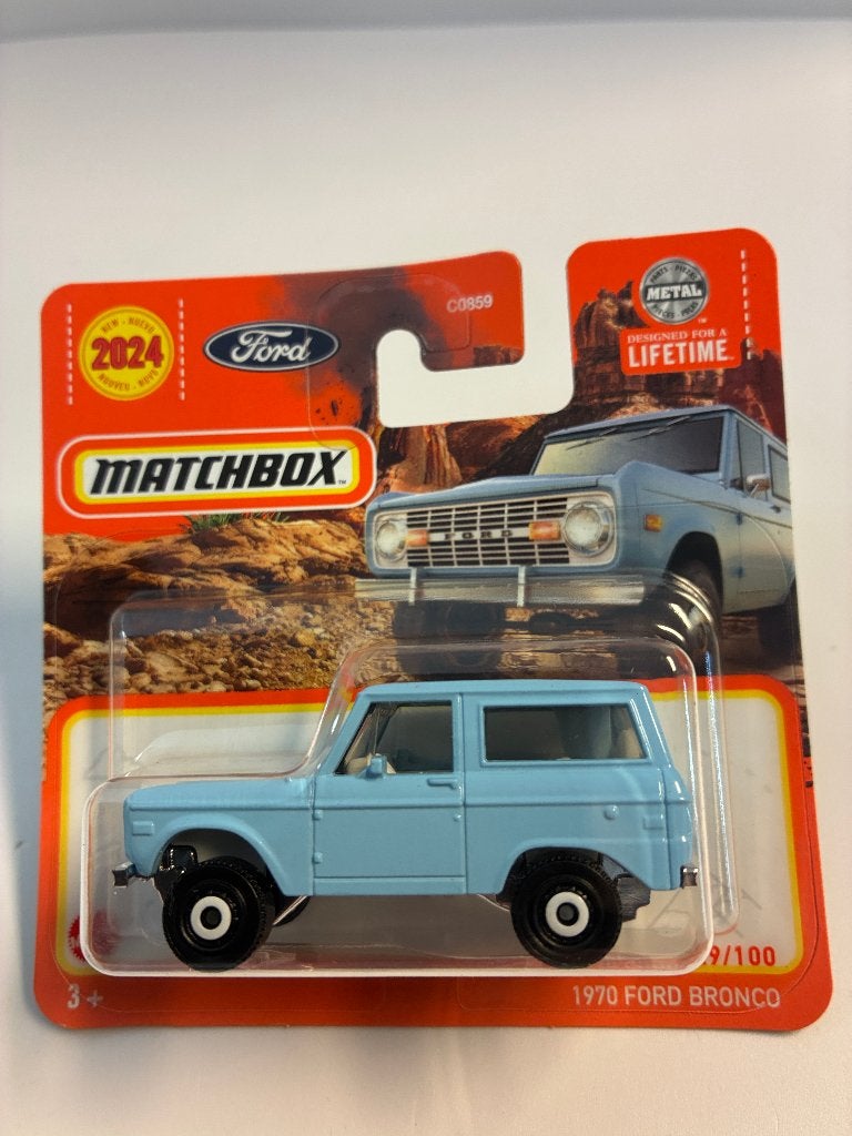 89246: Ford Bronco - 1970 - Matchbox, Nieuw, Ophalen of Verzenden, Gondel 1, 1186MJ Amstelveen, Service.nl@mattel.com