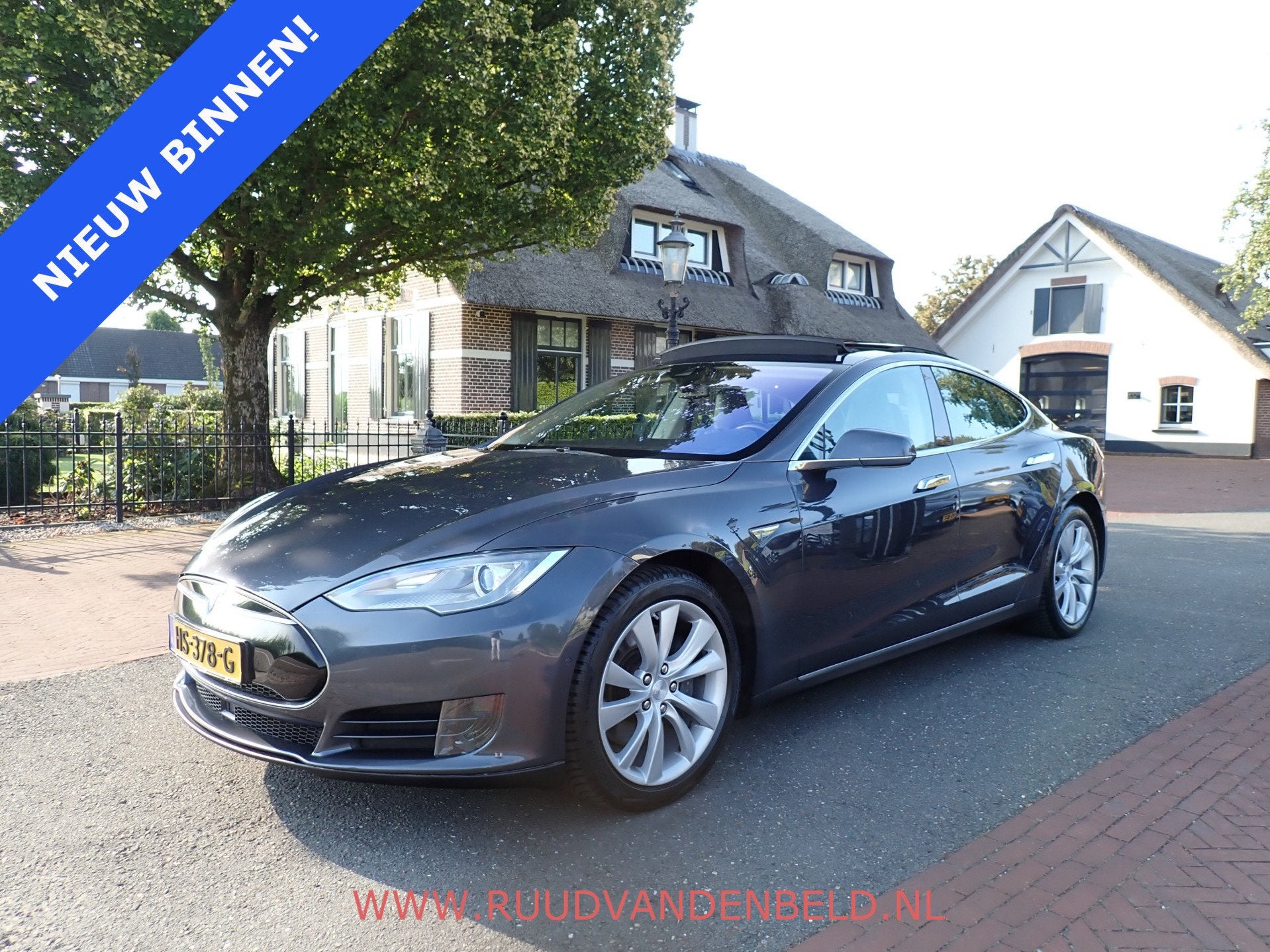 Tesla Model S 70 FREE SUPERCHARGING SC01 / 87%SOH / MCU2 / A, Auto's, Tesla, Achterwielaandrijving, Gebruikt, Zwart, 435 min