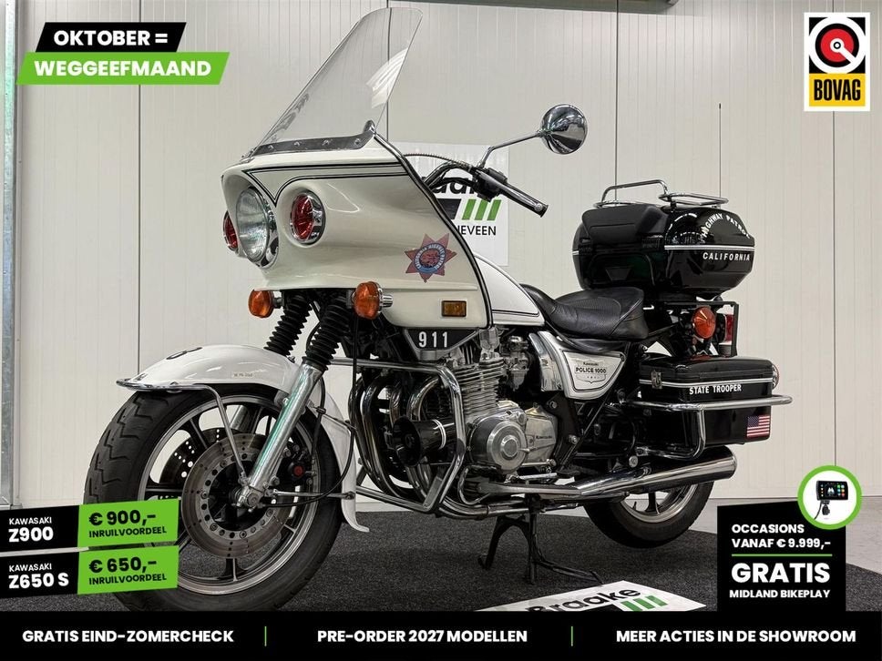 KAWASAKI Z1000 P POLICE (bj 1992) 92,677 mls, Motoren, 4 cilinders, Motorrijbewijs A, Bedrijf, Onbekend