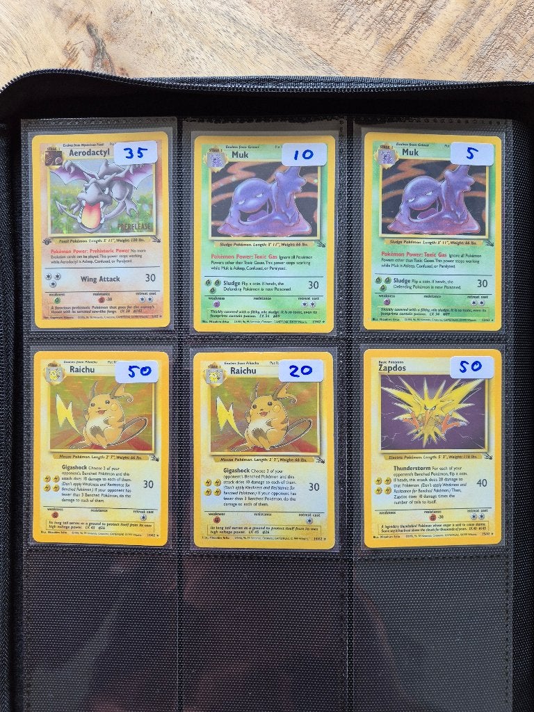 Pokémon - Fossil | Losse verkoop, Ophalen of Verzenden, Zo goed als nieuw, Losse kaart, Foil