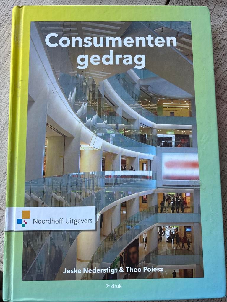 Consumenten gedrag - Jeske Nederstigt & Theo Poiesz, Ophalen of Verzenden, Gelezen, HBO