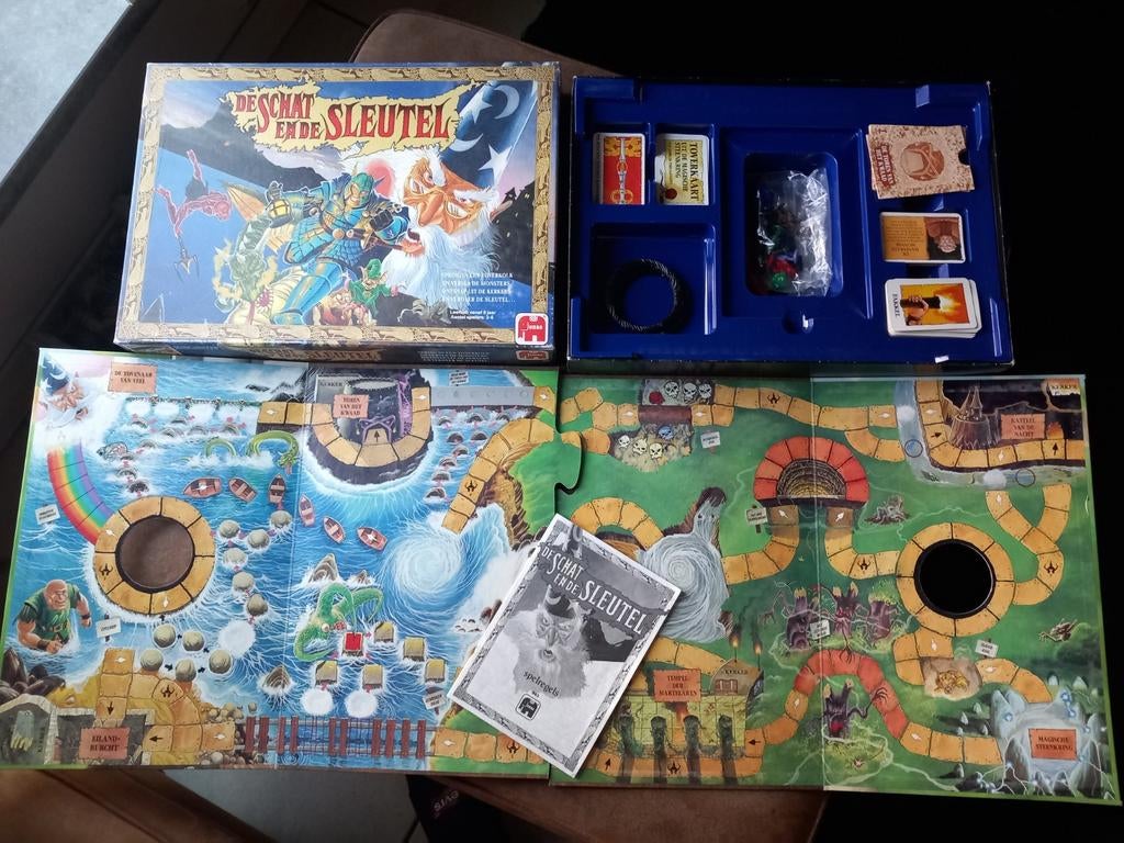 De Schat en de Sleutel bordspel - Compleet, Info@mbspellen.nl, Postbus 100, 1234 AB Spelstad, Ophalen of Verzenden, Drie of vier spelers