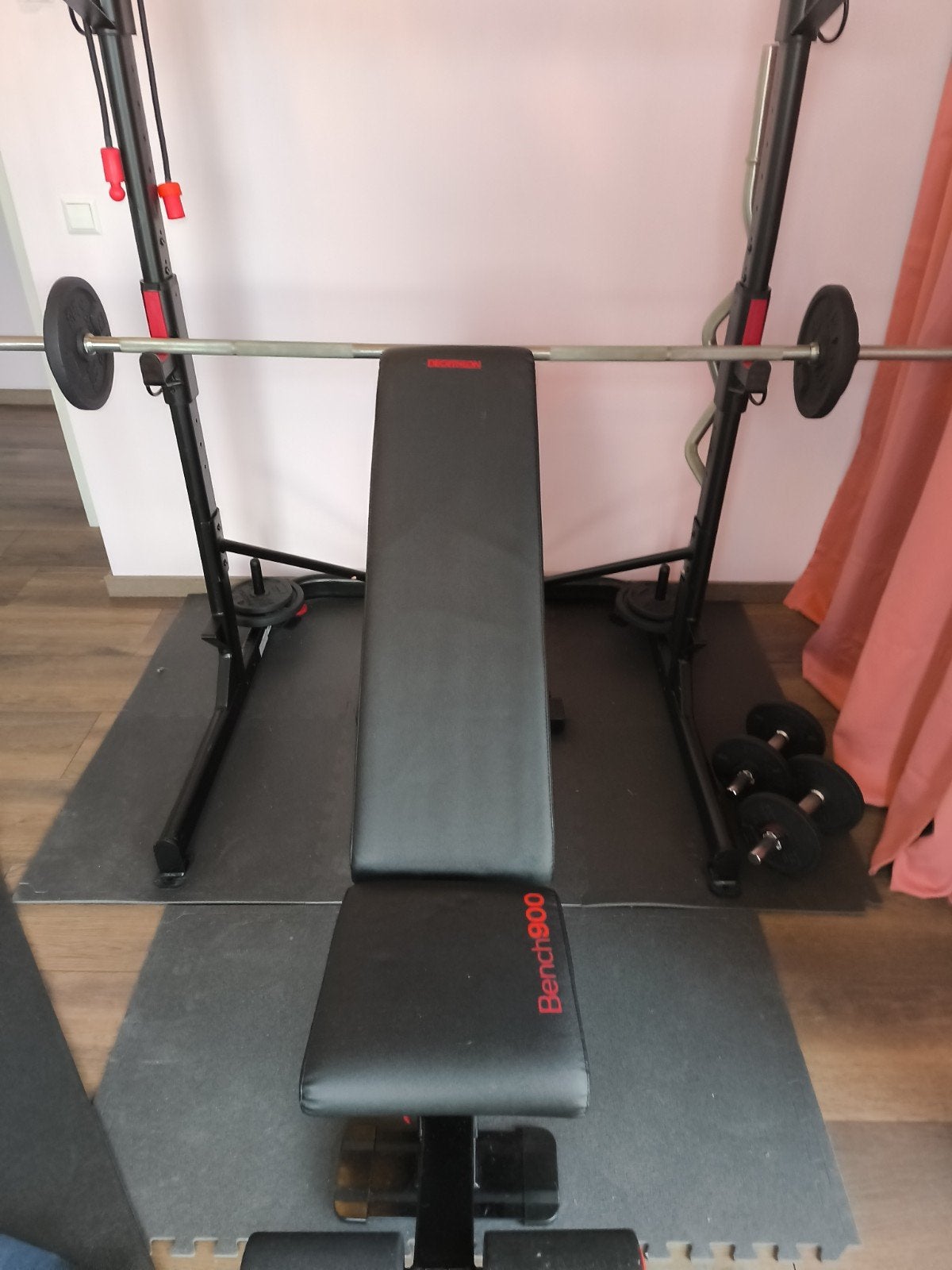 Home gym zo goed als nieuw, Sport en Fitness, Fitnessapparatuur, Ophalen, Benen, Krachtstation, Zo goed als nieuw