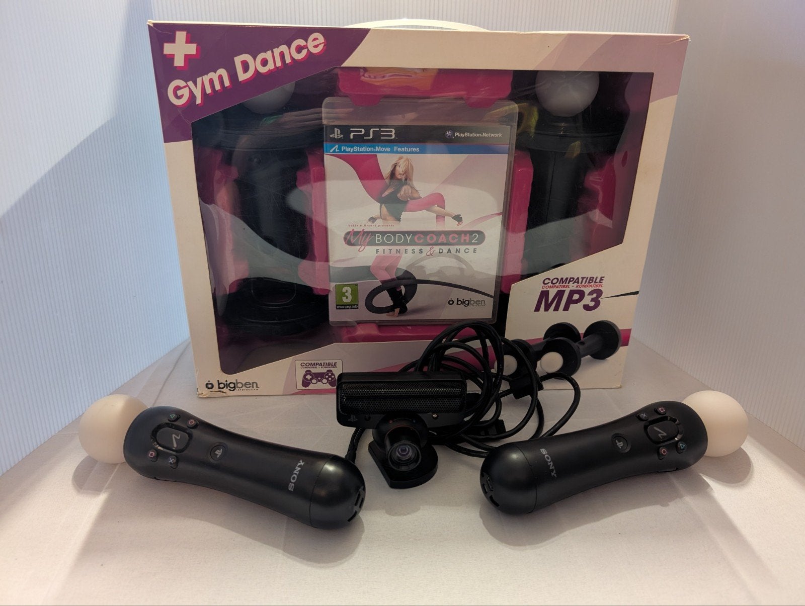 move controllers met gym dance + camera, Gebruikt, 1 speler, Ophalen of Verzenden, Vanaf 3 jaar
