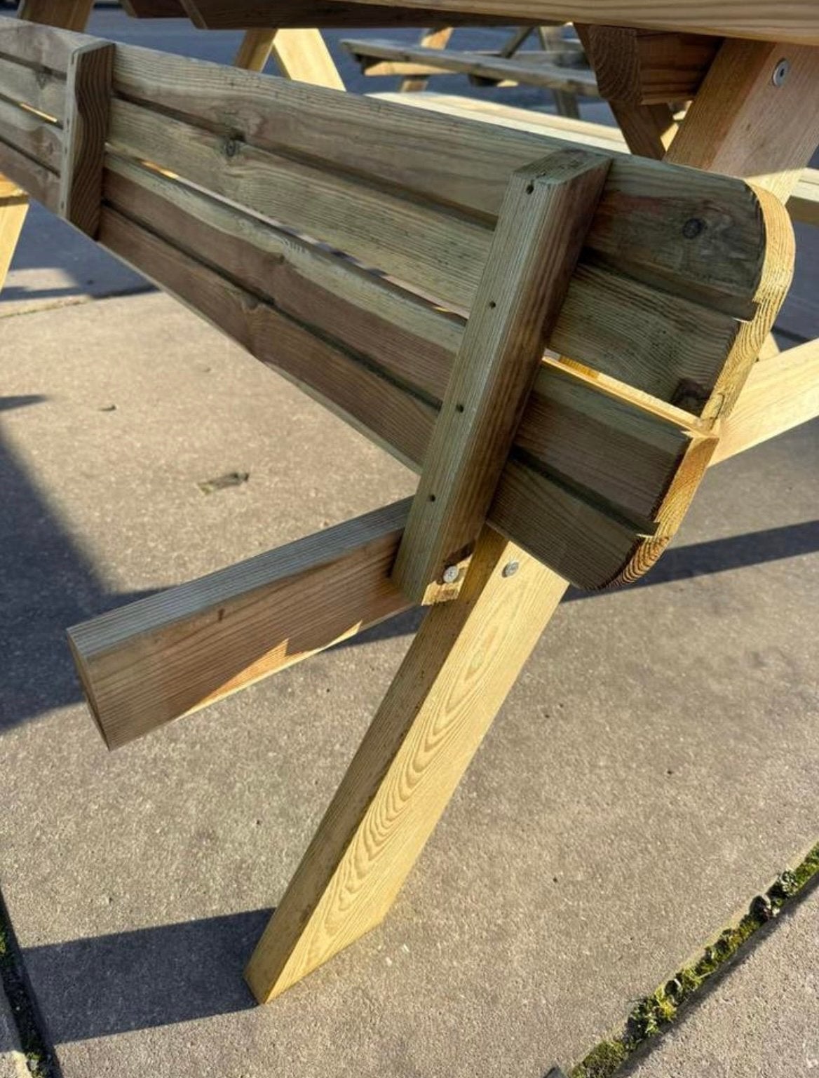 Nieuwe Picknicktafels 6 Pers (Robuust) Inklapbaar, Tuin en Terras, Picknicktafels, Ophalen, ., Nieuw, .