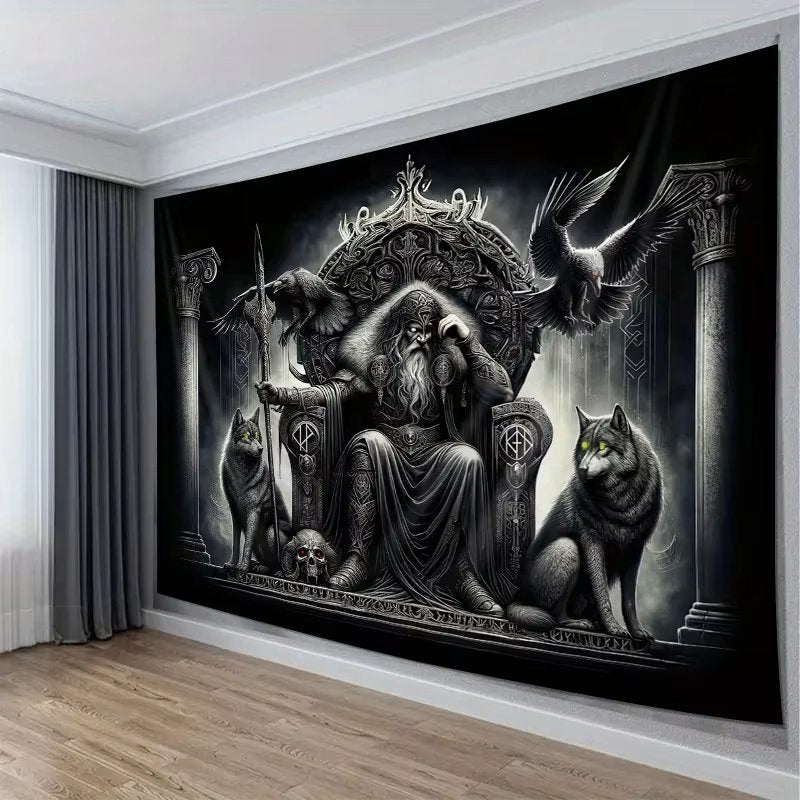 Odin Viking Wandkleed, Verzenden, Nieuw, Wandkleed