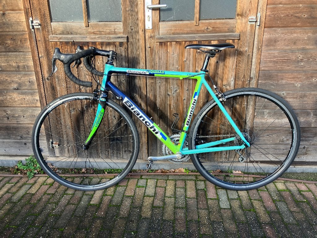 Vintage racefiets (Bianchi), 28 inch, Gebruikt, Aluminium, 49 tot 53 cm