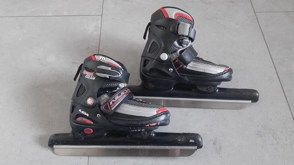 Nijdame verstelbare noren schaatsen maat 30-33, Ophalen of Verzenden, Noren, Nijdam