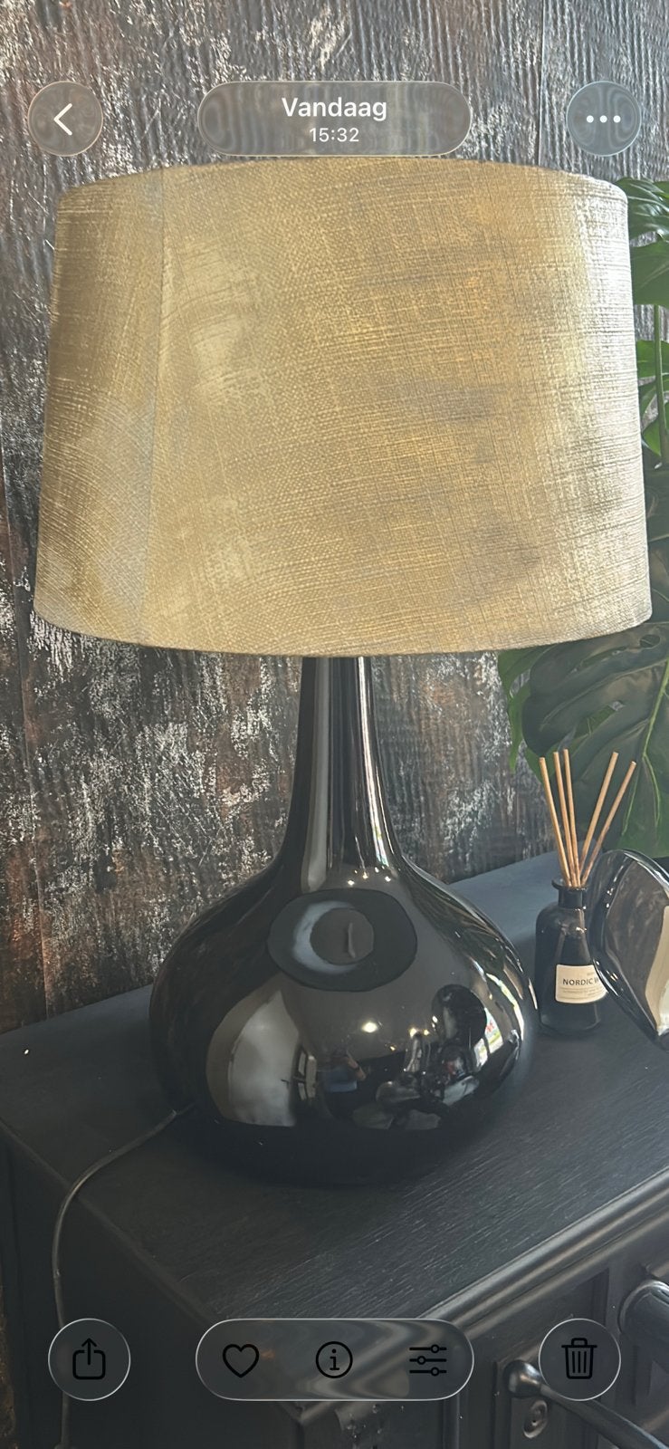 Lamp, Ophalen, Zo goed als nieuw
