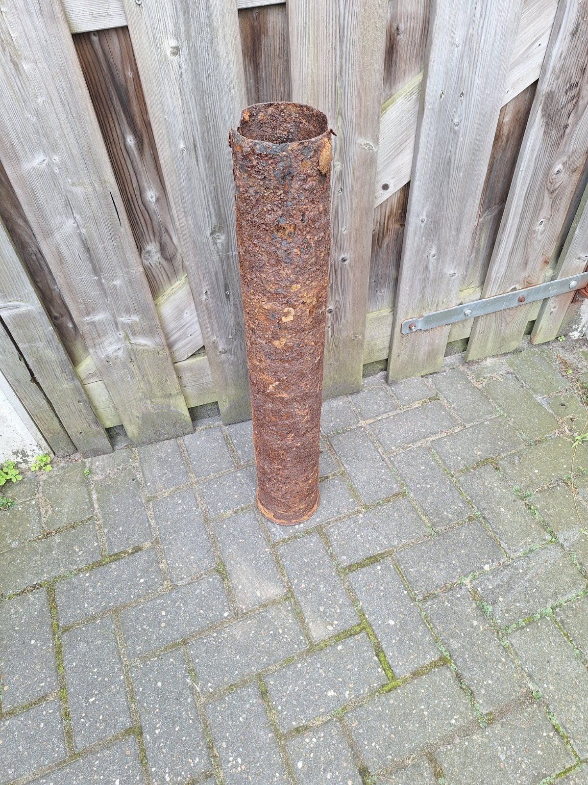 Bodemvondst huls 10,5cm, Verzamelen, Ophalen of Verzenden, Duitsland, Hulzen of Bodemvondsten