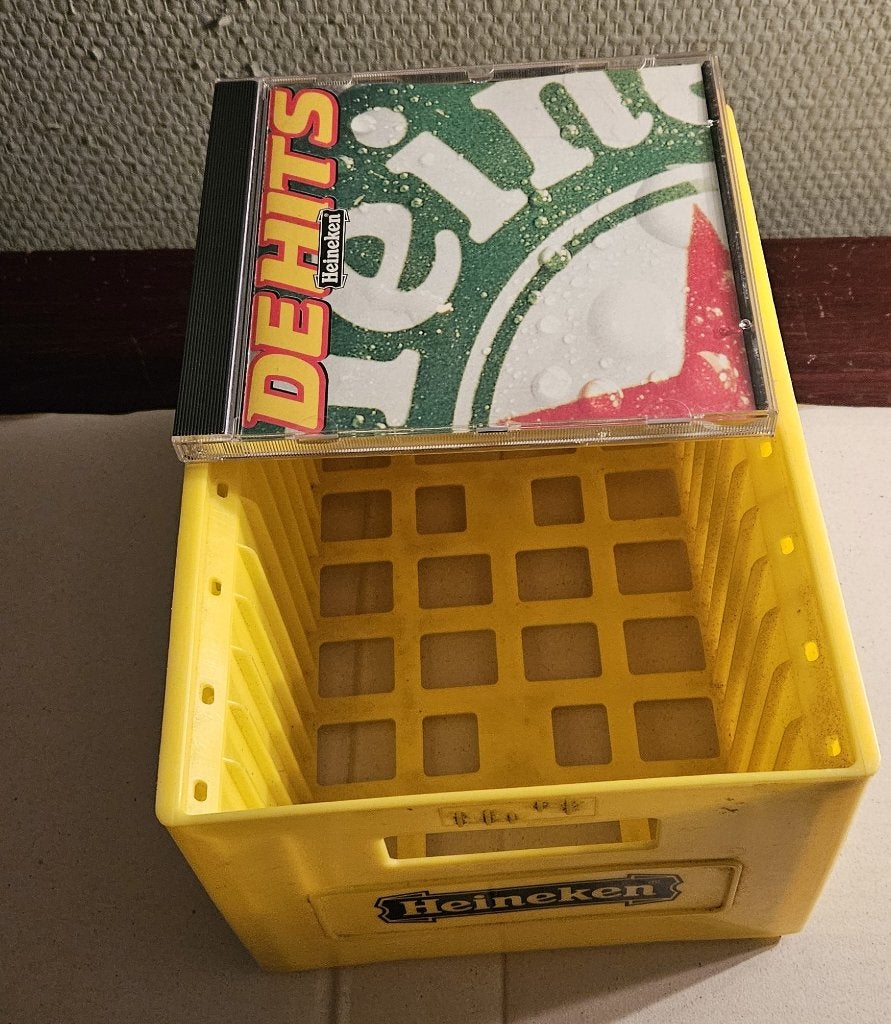 Collectors item Heineken Hits CD met CD kratje uit 1996, Ophalen of Verzenden, Zo goed als nieuw, Overige typen, Heineken