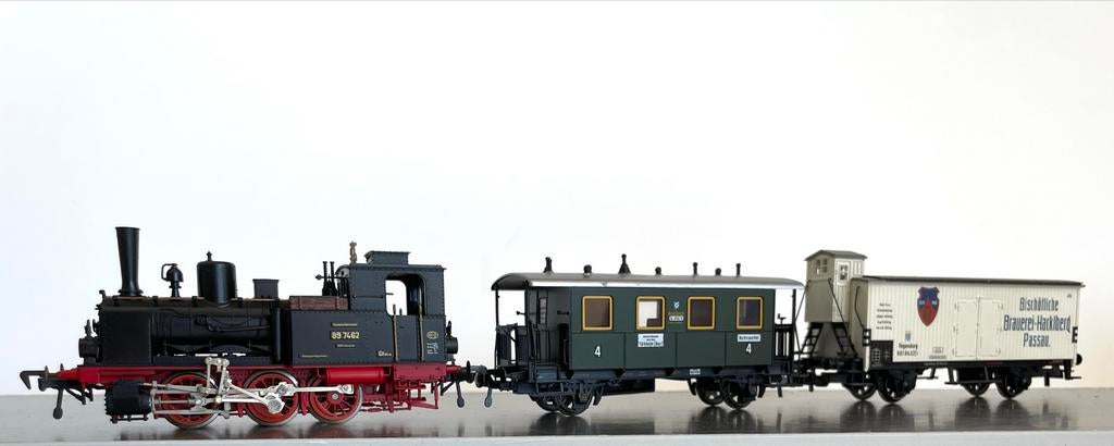Historische Treinset: Fleischmann Stoomloc T3 & Wagons, Hobby en Vrije tijd, Modeltreinen | H0, Gelijkstroom, -, Fleischmann, -