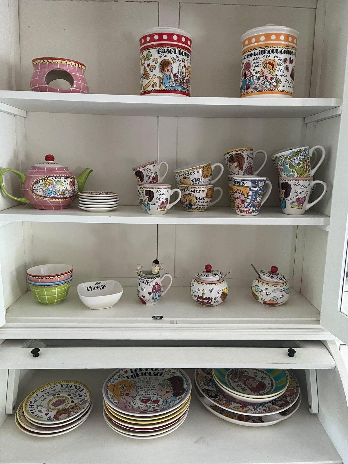 Groot Blond Amsterdam servies - Compleet en kleurrijk, Ophalen of Verzenden, Zo goed als nieuw, Aardewerk, Blond Amsterdam