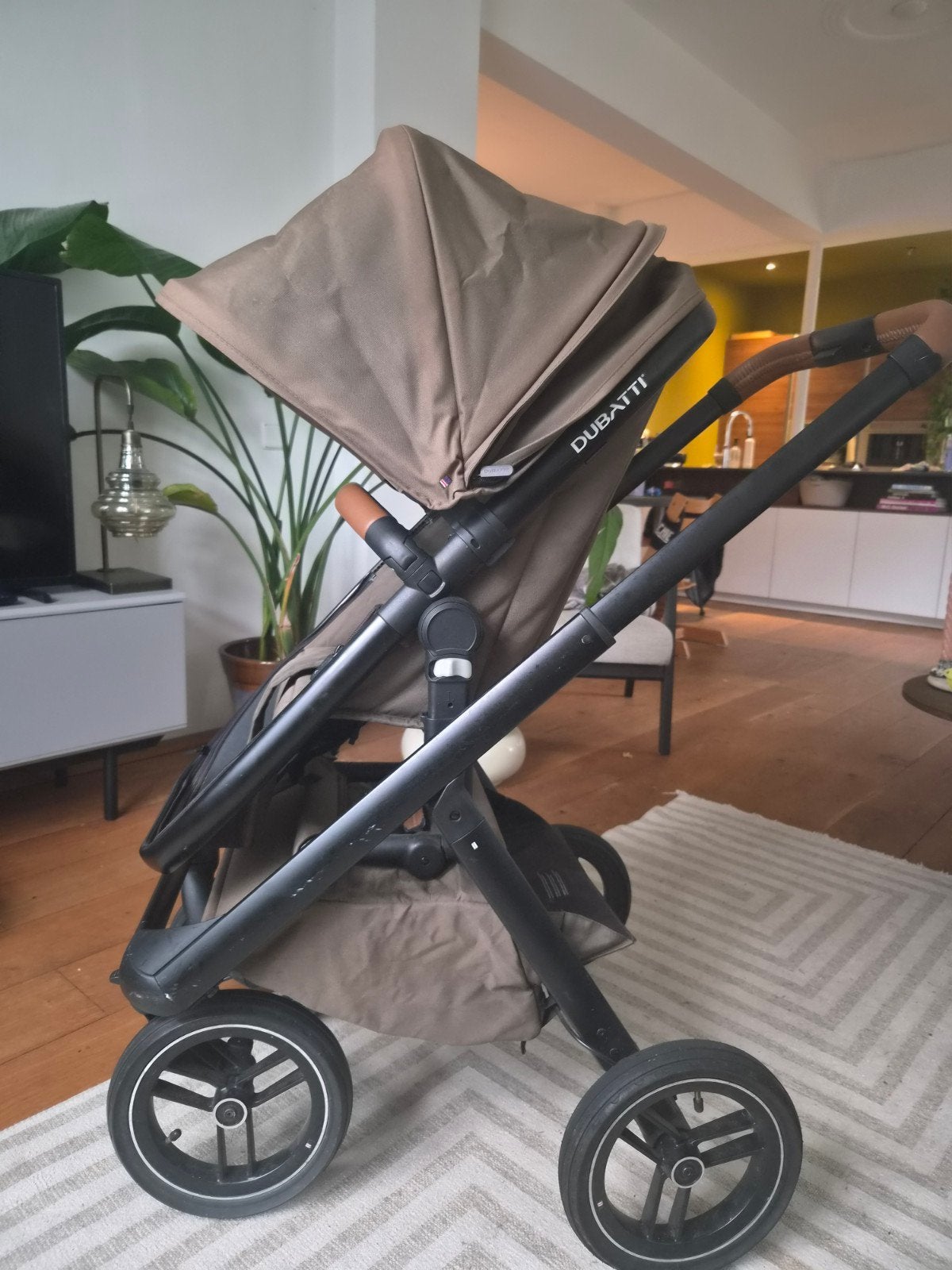 Dubatti One 3-in-1 kinderwagen, Gebruikt, Luchtbanden, Combiwagen, Ophalen