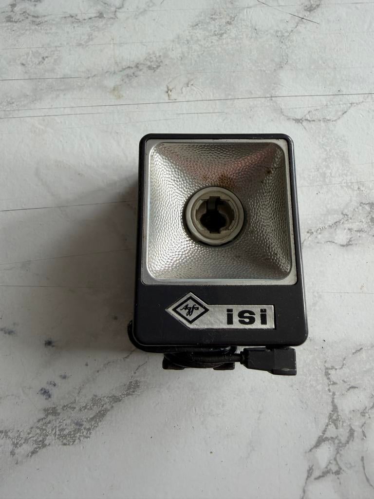 Agfa Isi flitser voor camera - Vintage flitslamp, Ophalen of Verzenden, Zo goed als nieuw