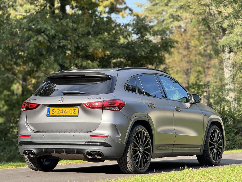 Mercedes-Benz GLA AMG GLA45 S 4MATIC+ Burmester HUD kuip 21", Auto's, Mercedes-Benz, Automaat, Gebruikt, 4 cilinders, Bedrijf