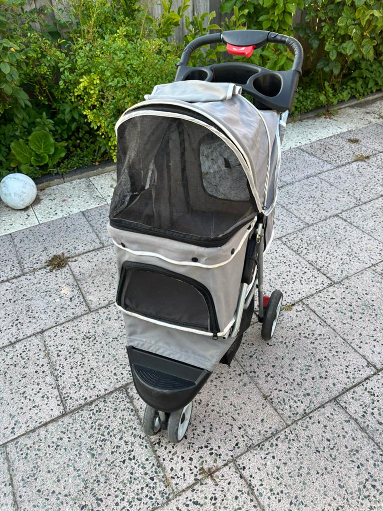 Honden buggy, Ophalen, Gebruikt
