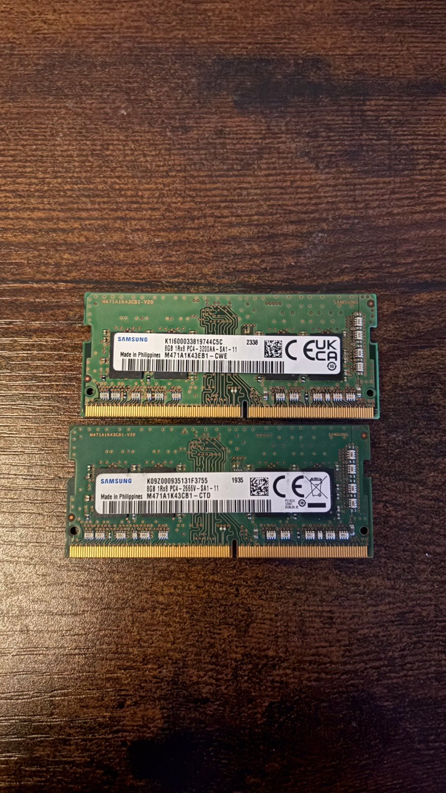 16GB (2x8) DDR4 Ram, Computers en Software, RAM geheugen, Gebruikt, DDR4, Ophalen of Verzenden, Laptop