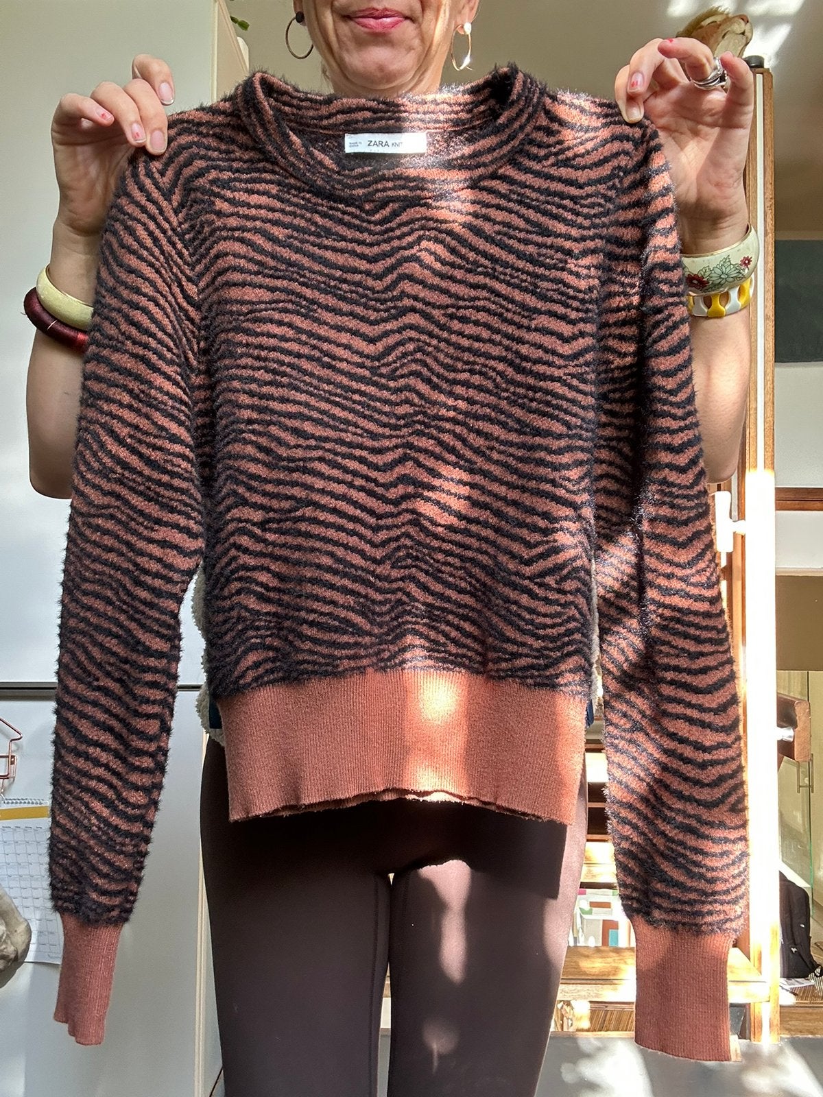 Zara Knit gebreide trui in tijger print, Ophalen of Verzenden, Zo goed als nieuw