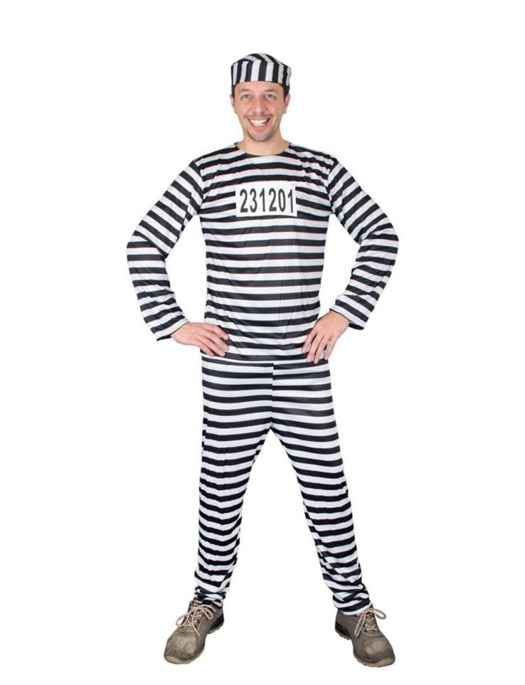 Nieuw boef boeven kostuum carnaval, Ophalen of Verzenden, Nieuw, Maat 52/54 (L)