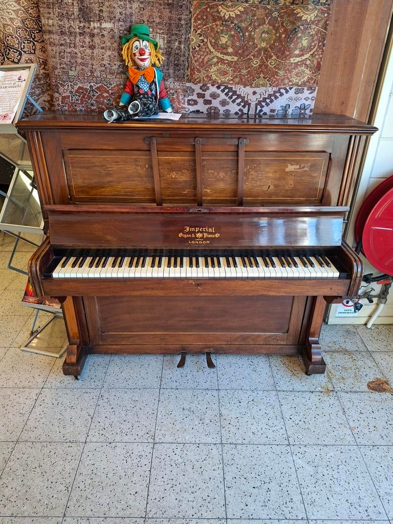 Piano, Muziek en Instrumenten, Piano's, Ophalen, Gebruikt, Bruin