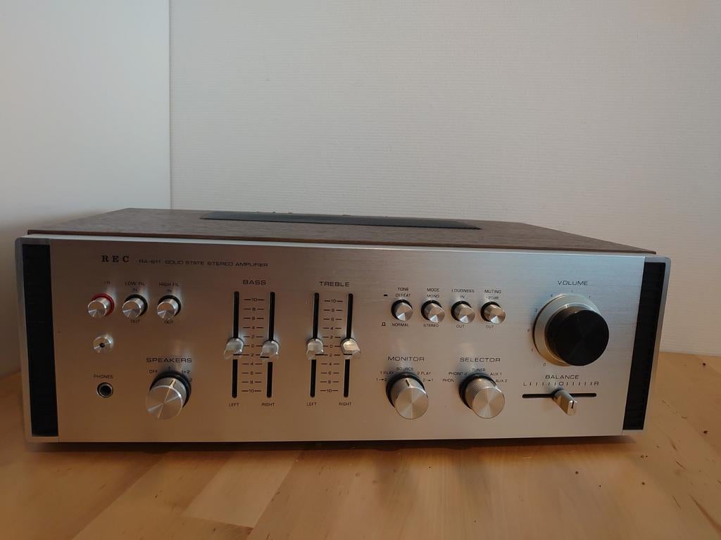 Rotel RA-611 stereo versterker. Vintage., Overige merken, Ophalen of Verzenden, Zo goed als nieuw, Minder dan 60 watt