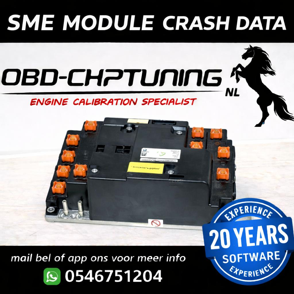 BMW SME module crash data verwijderen - start blokkering
