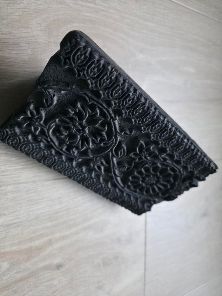Handgesneden houten textielstempel / block print, Ophalen of Verzenden
