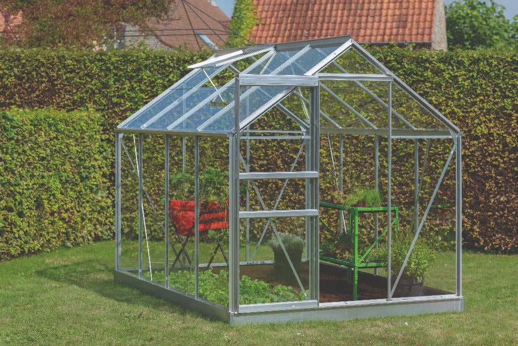 Kleine tuinkas, Ophalen, Glas, Aluminium, Kweekkas