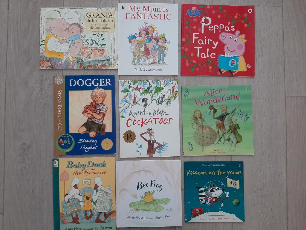 Engelse prentenboeken o.a Dogger Shirley Hughes  Peppa Pig, Boeken, Ophalen, Gelezen