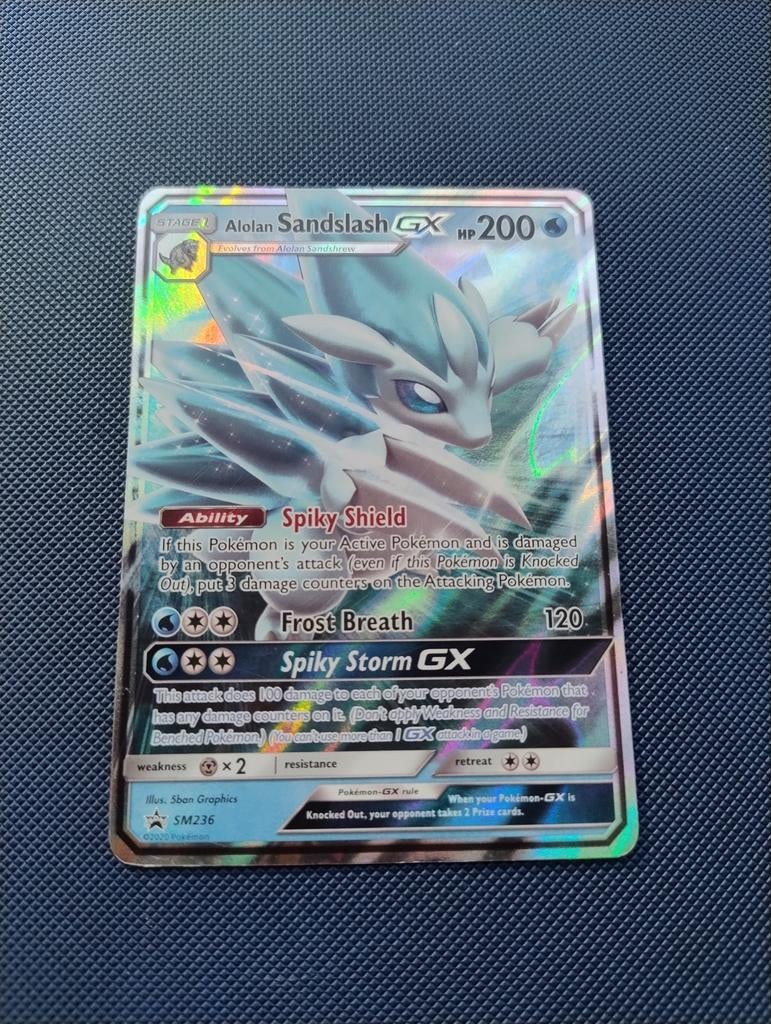 Pokemon Alolan Sandslash GX SM236, Ophalen