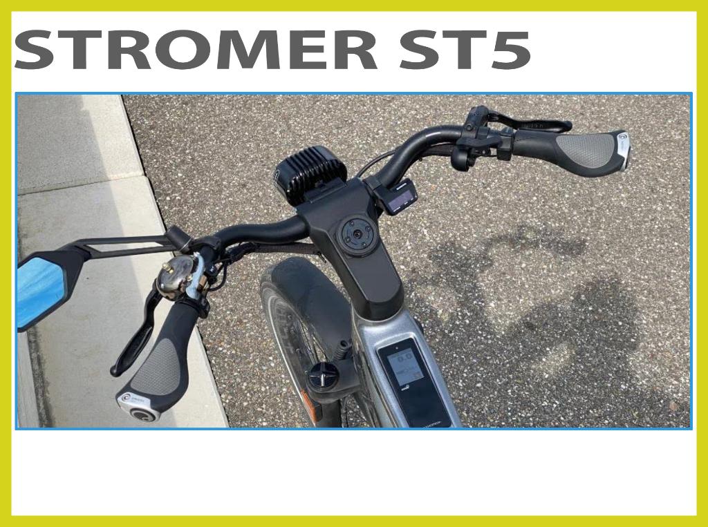 STROMER ST5 - met gebogen stuur - abs - (BE fiets), Fietsen en Brommers, Ophalen of Verzenden, Zo goed als nieuw, 50 km per accu of meer