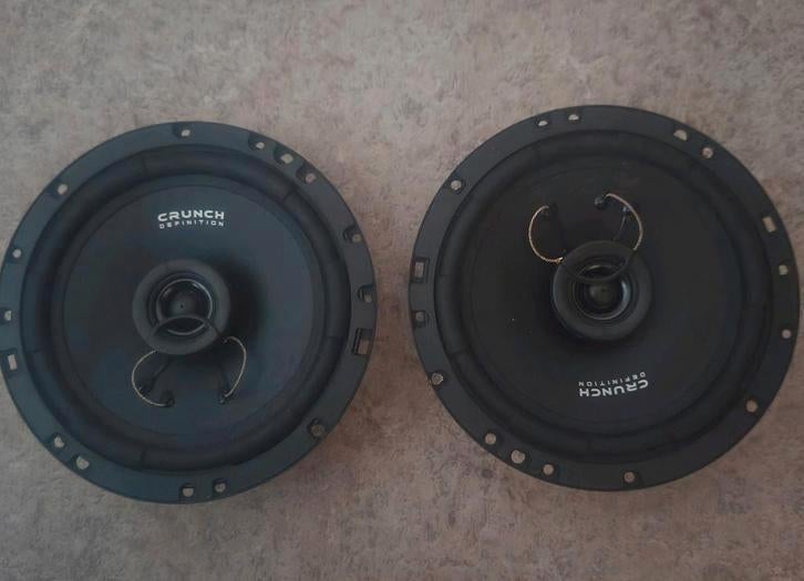 2x 6.5 inch crunch auto speaker, Auto diversen, Autospeakers, Ophalen of Verzenden