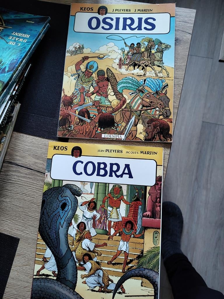 Osiris & Cobra - Stripboeken van J. Plevers & J. Martin, Boeken, Complete serie of reeks, Ophalen of Verzenden, Zo goed als nieuw