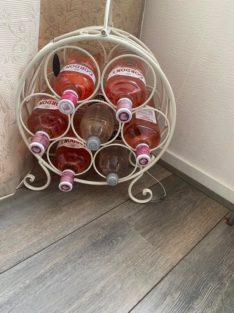 Riverdale wijnrek, Huis en Inrichting, Woonaccessoires | Wijnrekken, Ophalen, Zo goed als nieuw, Metaal, Minder dan 50 cm