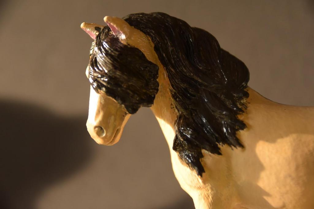 Haflinger schleich paard ( repaint), Ophalen of Verzenden, Zo goed als nieuw, Paard, Beeldje of Figuurtje