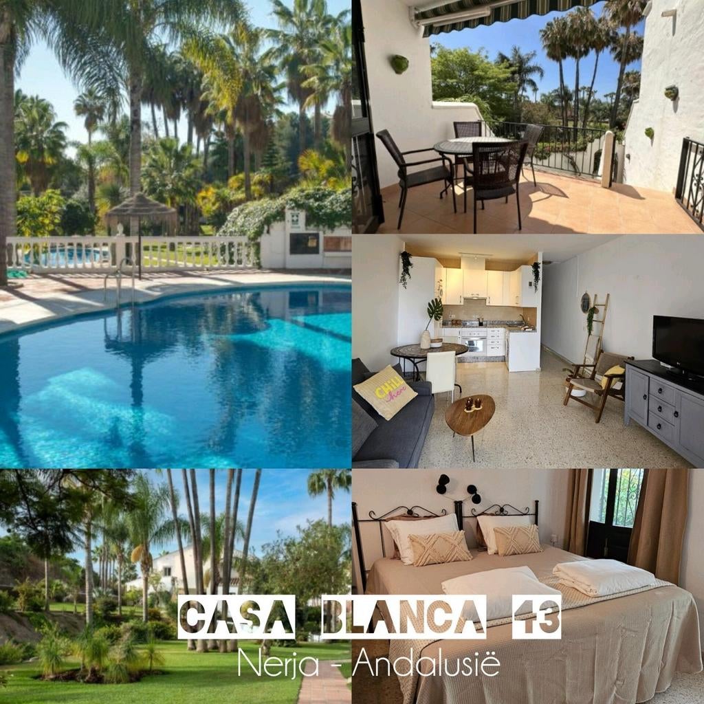 LAST MINUTE DEAL -vakantiehuis Spanje-Andalusie-Nerja-Malaga, Airconditioning, Costa del Sol, Appartement, 1 slaapkamer