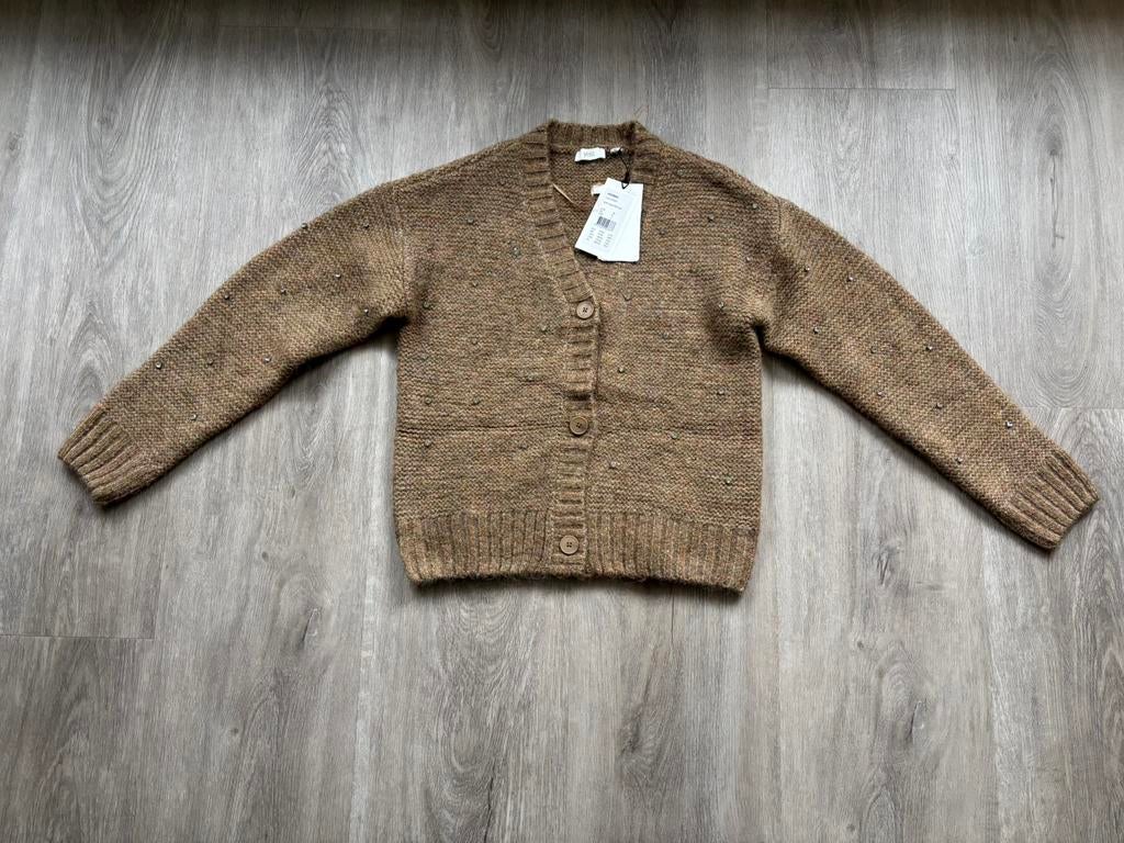 Vest Yest Clara-Belle soft taupe/melange maat 36, Ophalen of Verzenden, Nieuw, Maat 36 (S), Overige kleuren