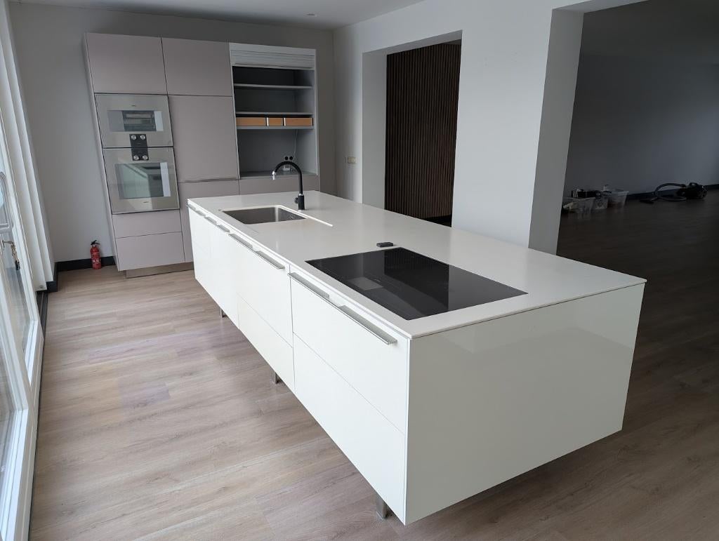 Royale Bulthaup B3 eiland-keuken, Gebruikt, Wit, Ophalen of Verzenden, Composiet