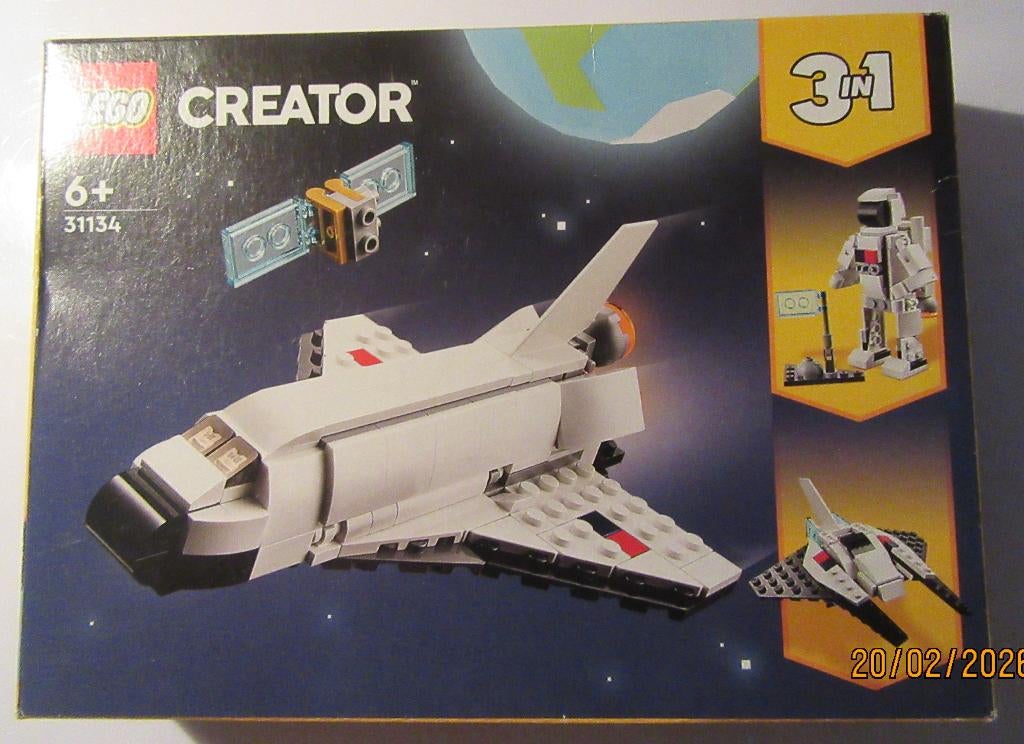 Lego 31134 -Ruimtevaartuig Space Shuttle, Ophalen of Verzenden, Zo goed als nieuw, Complete set, Lego