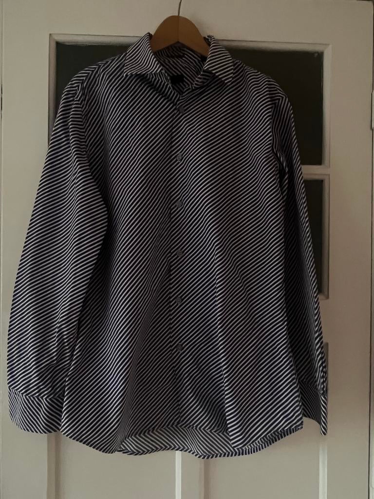 Paul Smith overhemd-shirt-business shirt in fraaie streep 42, Ophalen of Verzenden, Zo goed als nieuw