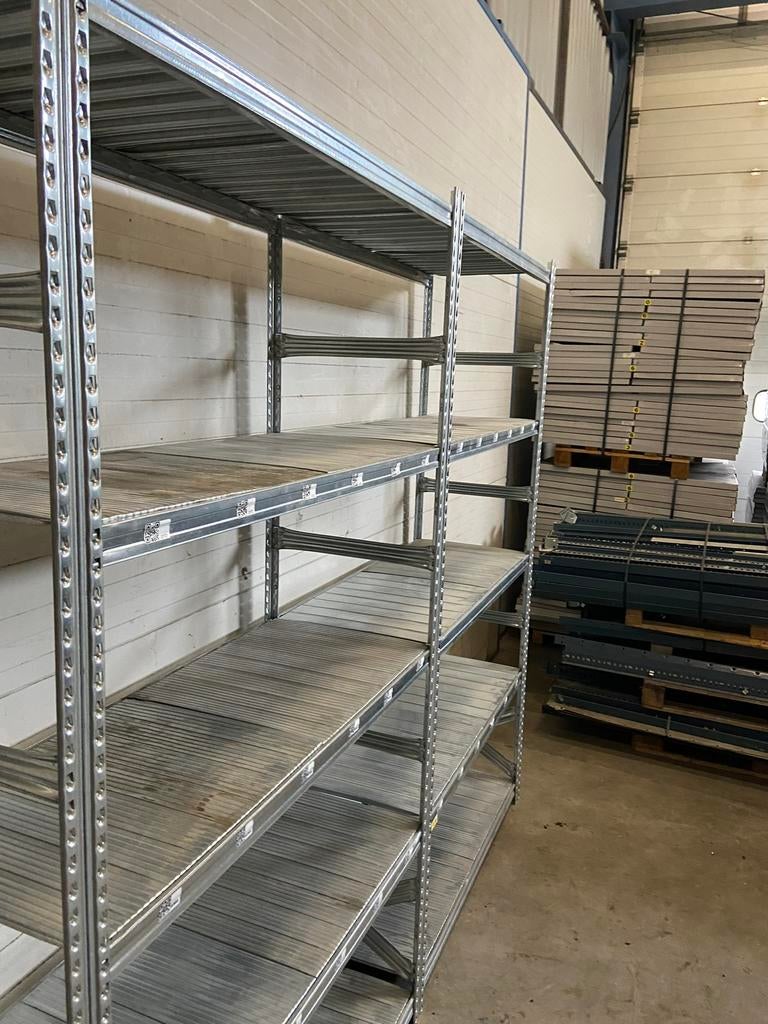 Grote partij Legbordstellingen 50cm diep Metalsistem te koop, Ophalen