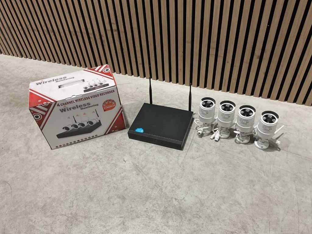 Wireless monitoring 1009 4mp wifi camera systeem nieuw ‼️, Ophalen, Nieuw